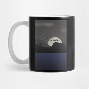 Nature's Night View - The Digital Artwork Mug